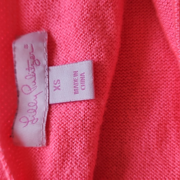 Lilly Pulitzer Amal Pullover Bright Pink - Picture 4 of 5